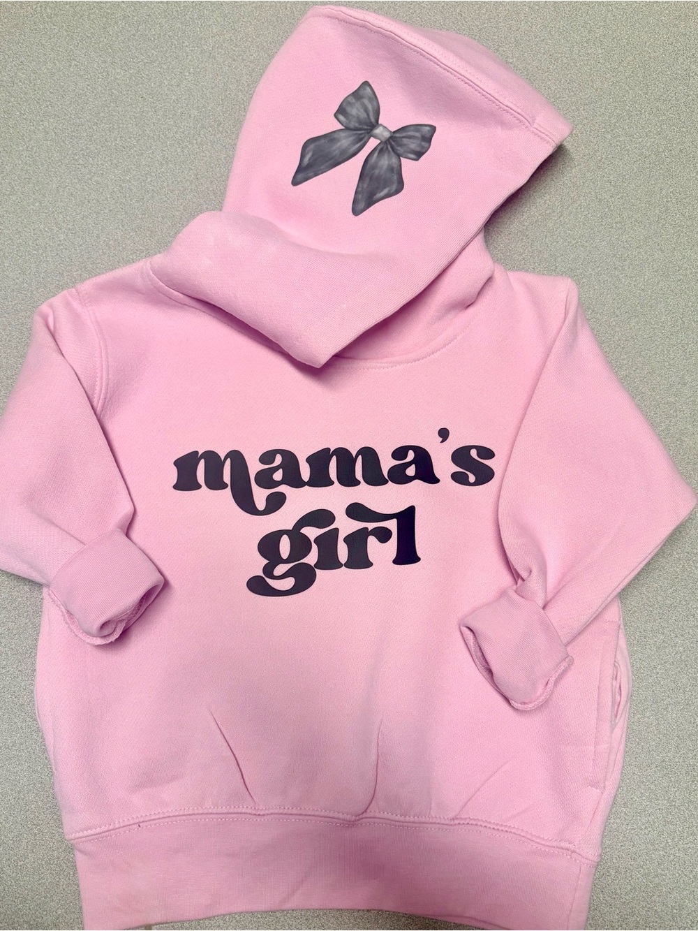 Pink "Mama's Girl" Hoodie for Kids
